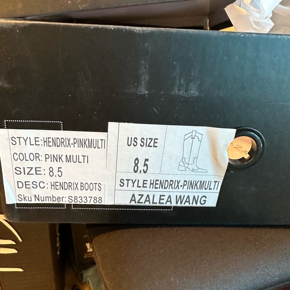 AZELEA WANG Hendrix Knee High Western Boot - Picture 2 of 3